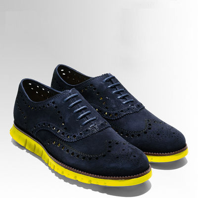 Blaue Casual-Schuhe für Männer Leichtgewicht Suede-Schuhe für Outdoor-Training