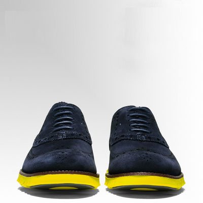 Blaue Casual-Schuhe für Männer Leichtgewicht Suede-Schuhe für Outdoor-Training