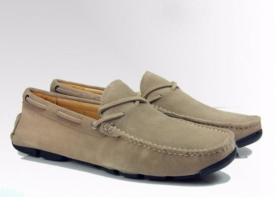 Nicht rutschfähige weiche, kundenspezifische Samtloafers, Casual-Slip-On-Schuhe für Männer