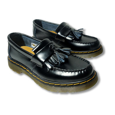 Genuine Oxford Leder Damen Kleid Schuhe Trage resistent Schwarz