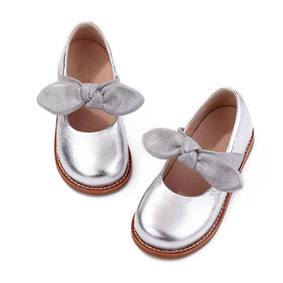 Mädchen Leder Ballerina Flachschuhe, Komfortable Mary Jane Kleid Schuhe