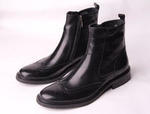 Kampfstiefel Herren Lederkleid Stiefel Designer Web High Top Männer Knöchel Kampf Stiefel