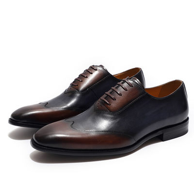 OEM Formal-Dress-Schuhe für Männer mit niedrigem Absatz für Männer Goodyear Welted-Schuhe