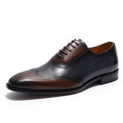OEM Formal-Dress-Schuhe für Männer mit niedrigem Absatz für Männer Goodyear Welted-Schuhe