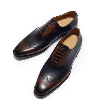 OEM Formal-Dress-Schuhe für Männer mit niedrigem Absatz für Männer Goodyear Welted-Schuhe