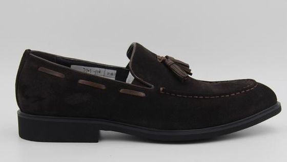 Custom Marken italienischer Stil weiche Kuh Suede Samt Leder Loafers Casual Dress Schuhe