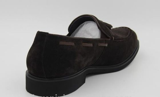 Custom Marken italienischer Stil weiche Kuh Suede Samt Leder Loafers Casual Dress Schuhe