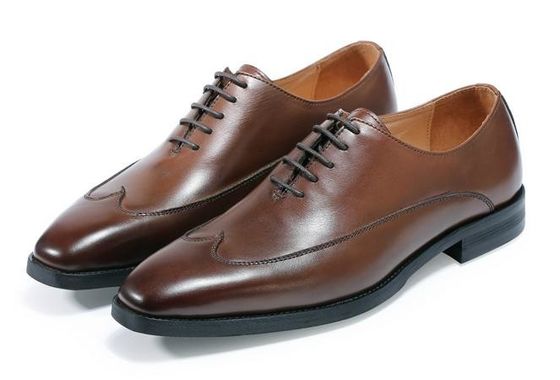 Derby Brogue Oxford Herren Lederkleid Schuhen Klassische handgefertigte mit OEM-Service