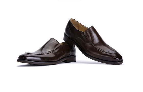 Slip On Brogue Männer Lederkleid Schuhe Loafers Krokodil Muster Für Büro
