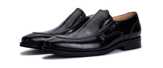 Slip On Brogue Männer Lederkleid Schuhe Loafers Krokodil Muster Für Büro