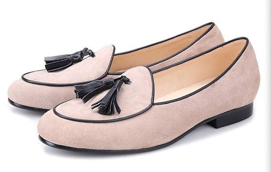 Suede Tassel Männer Samt Sandalen, Bankett Männer Samt Rauch Sandalen