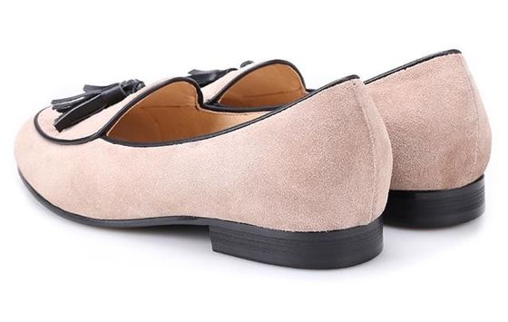 Suede Tassel Männer Samt Sandalen, Bankett Männer Samt Rauch Sandalen
