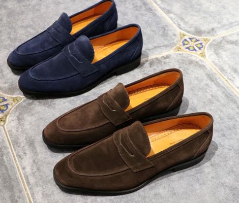 Custom Mens Leder Kleid Schuhen Goodyear Schuh 100% handgefertigt Echte Leder Loafers