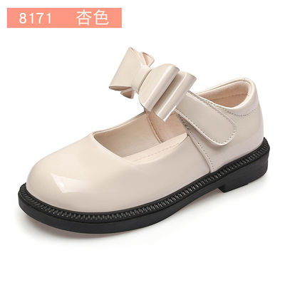 Flat Heel Mädchen Leder Schulauss Schnürsenkel für aktive Schultage