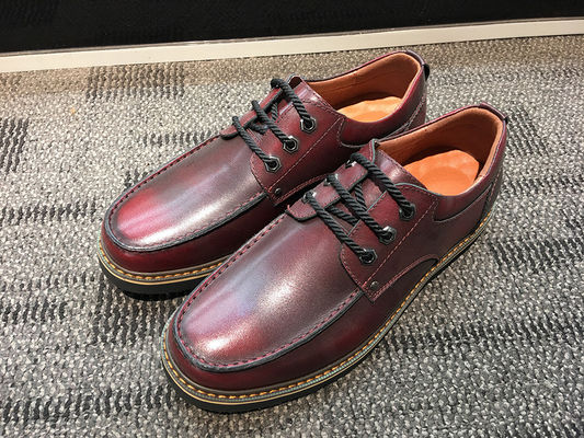 OEM Männer Casual Schuhe Suede Leder Männer Weiße Flachschuhe