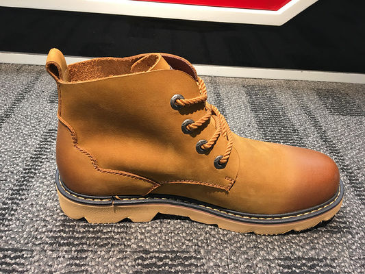 OEM Herren Leder Casual Stiefel für Motorrad, Plattformen Heel High Top Slip On Sneakers