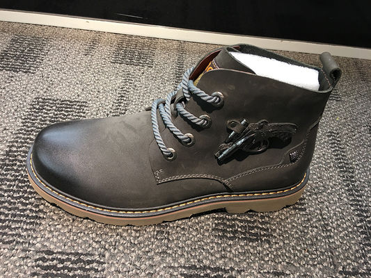 Männer echte Leder Stiefel, Braun Martin Stil Stiefel für das Geschäft