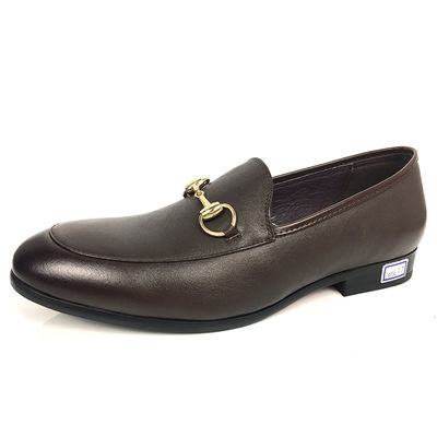 Slip On Komfortable Boot Pu Männer Braune Leder Schuhe Frühjahr / Sommer / Herbst Saison