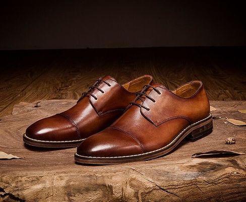 Wasserdichtes Hochzeitskleid für Männer Schuhen Schnürsenkel Flachheel gestreifte Slip auf Schuhe