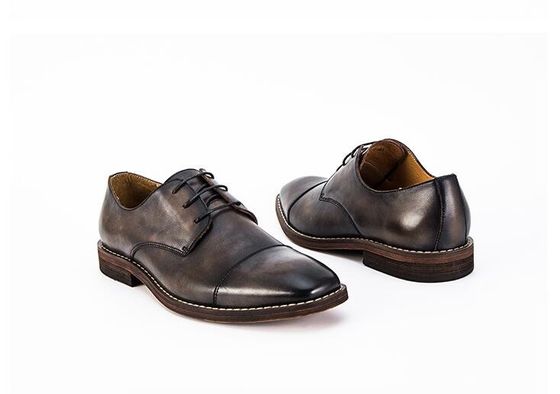 Wasserdichtes Hochzeitskleid für Männer Schuhen Schnürsenkel Flachheel gestreifte Slip auf Schuhe
