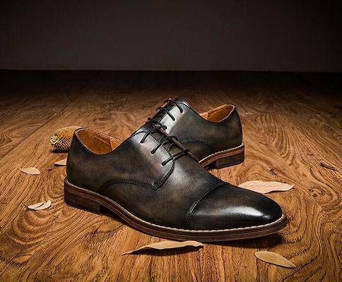 Wasserdichtes Hochzeitskleid für Männer Schuhen Schnürsenkel Flachheel gestreifte Slip auf Schuhe