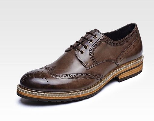 Echtes Leder Männers Hochzeitskleid Schuhe Handgefertigte Männer Gelegenheitsleder Schuhe