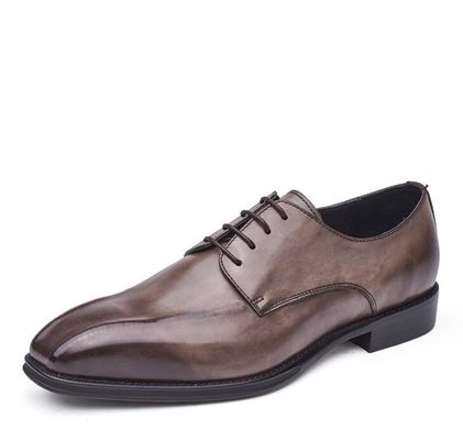 Handgefertigte Männer Schwarz Patent Leder Schuhe Quadrat Zehen gestreifte Männer Hochzeitsschuhe