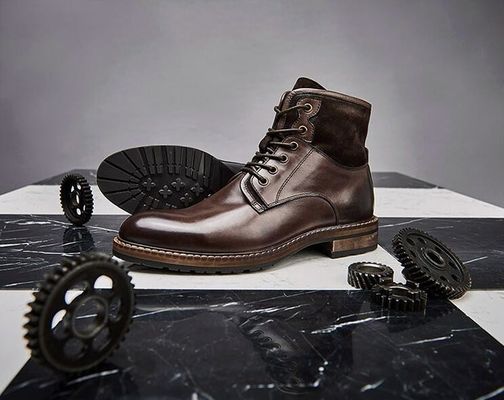 Normalgröße Männer Casual Schuhe Winter Schnürsenkel Warm Männer Lederschuhe