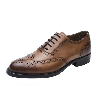 Geschäftliche Schnürsenkel Gelegenheitsschuhe, weiche Ledermarke Party Wear Schuhe für Männer