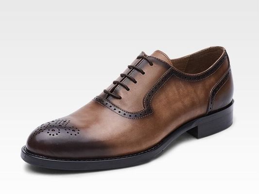 Klassische PU-Schuhe für Männer, Formskleidung, Oxford-Stil, handgefertigte Schuhe für Geschäfte