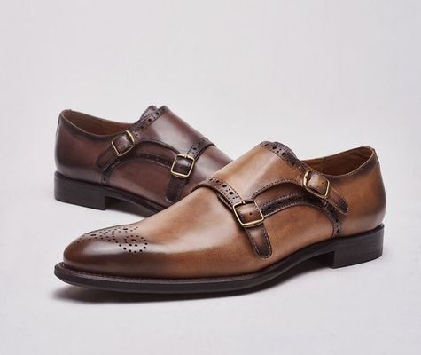 Luxus-Flügelspitzen Brogue Oxford Schuhe, Männer formelle Schuhe für die Hochzeit
