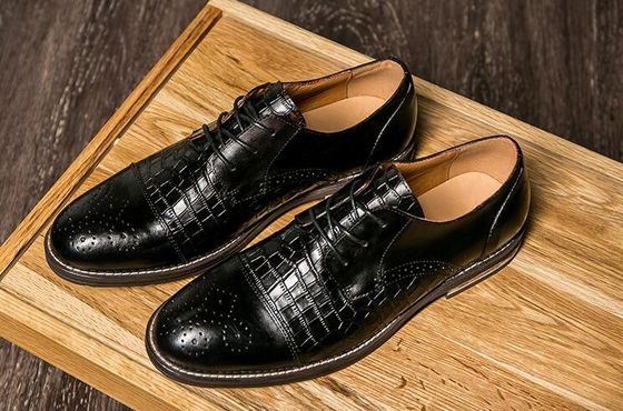 Full Grain Leder Männer Schuh, Spitzenfuß Handgefertigt Oxford Männer Schuhe