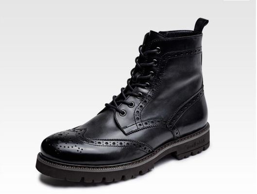 Warme Marten-Stiefel für Männer Suede-Wüsten-Stiefel mit niedriger Abstimmung Nubuck-Leder-Knöchel-Stiefel mit Nähfaden