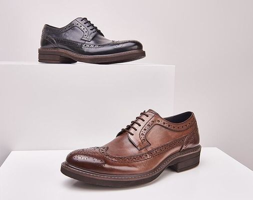 Klassische Hochzeitsleder-Mannschuhe, Spannschnürchen-Schuhe für Männer