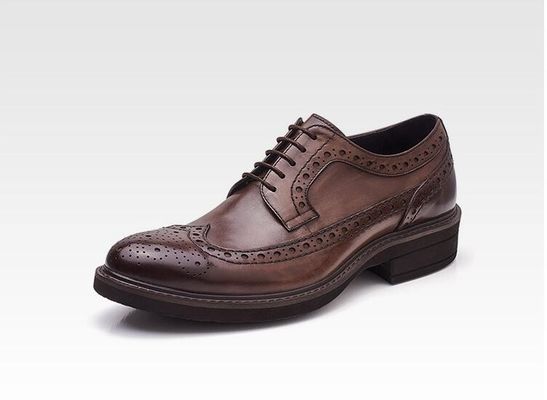 Klassische Hochzeitsleder-Mannschuhe, Spannschnürchen-Schuhe für Männer