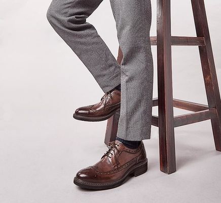 Klassische Hochzeitsleder-Mannschuhe, Spannschnürchen-Schuhe für Männer