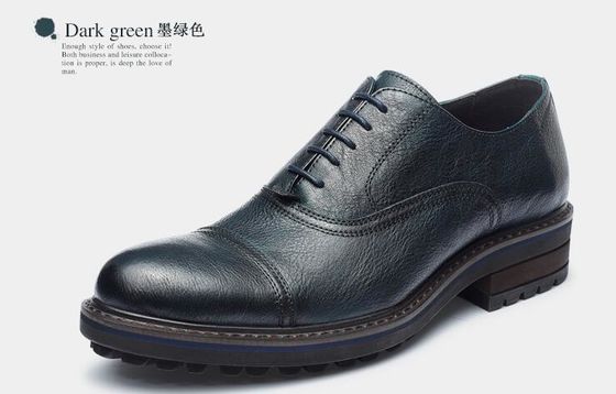 Gewebte Formelle Herren Lederkleid Schuhe Elegante Goodyear Welted Schuhe mit zwei Zehen
