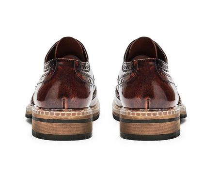 Mode italienischer Designer Männer Formalkleid Schuhe Echtleder Flach Luxus Hochzeitsschuhe