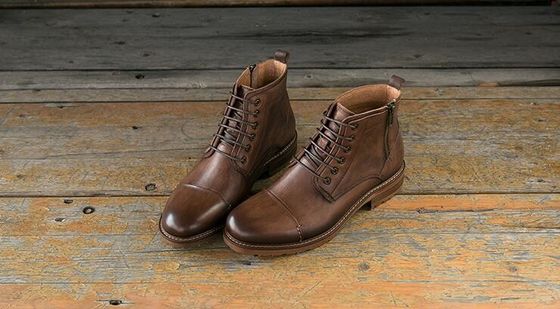 Runde Zehen Aufzug Männer Schuhe Atmung Echtleder Casual Schuhe für den Winter