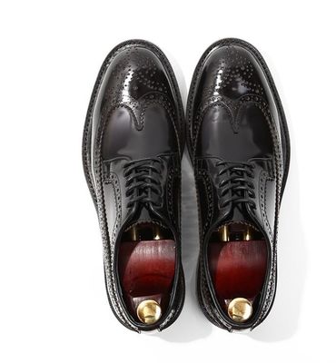 Marke italienische Herren Leder Schuhe Flachschuhe Schwarze Slip On Dress Schuhe