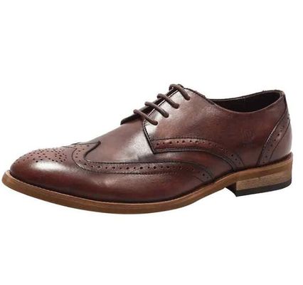 Echtes Leder, flache Herren, schwarze Oxford-Schuhe, klassische Vintage Spitzen-Schuhe.