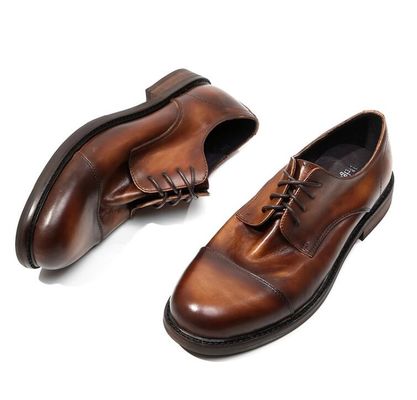 Bullock-Männer-Formalkleid Schuhen Mode Braun-Männer-Leder-Oxford-Schuhe
