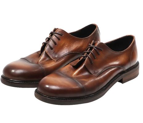 Bullock-Männer-Formalkleid Schuhen Mode Braun-Männer-Leder-Oxford-Schuhe
