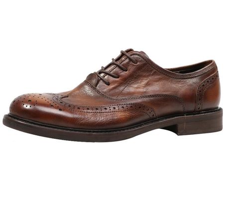 Marken-Design-Männer-Leder-Kleid-Schuhe Spitzen-Zehen-Oxford-Braun Spitzen-Up-Kleid-Schuhe