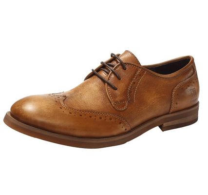 Full Grain Leder Herren Schuh, Schnürsenkel, Spitzenfuß, Oxford Schuh.