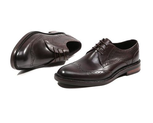 Schwarzes Krokodilmuster Männer Lederkleid Schuhe Braun / Schwarz Männer Oxford Schuhe