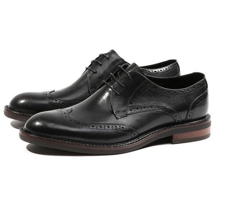 Schwarzes Krokodilmuster Männer Lederkleid Schuhe Braun / Schwarz Männer Oxford Schuhe