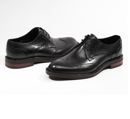 Schwarzes Krokodilmuster Männer Lederkleid Schuhe Braun / Schwarz Männer Oxford Schuhe