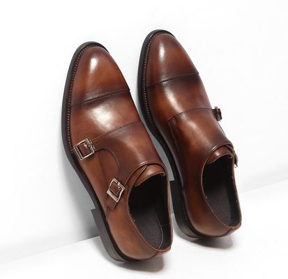 Klassische Herren Schnürsenkel Hochzeitsschuhe, runde Zehen Herren schwarze Derby Schuhe