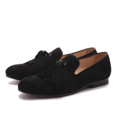 High-End-Männer-Velvet-Loafers mit Tassels
